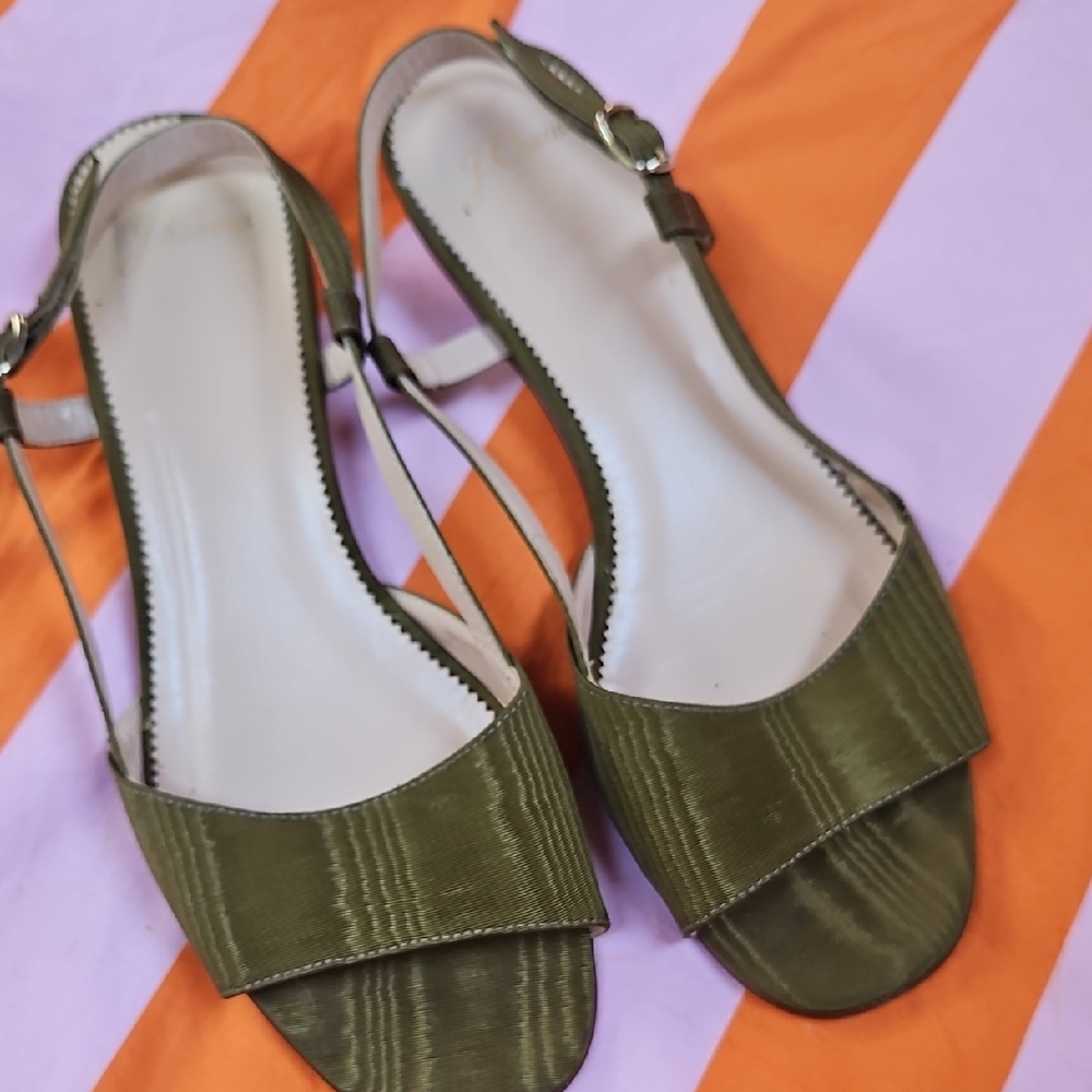 J. Crew Olive Sandals for Women
